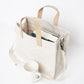 Personalized Leather Strap Canvas Tote with Wedding Date |Future Bride|| Free Shipping