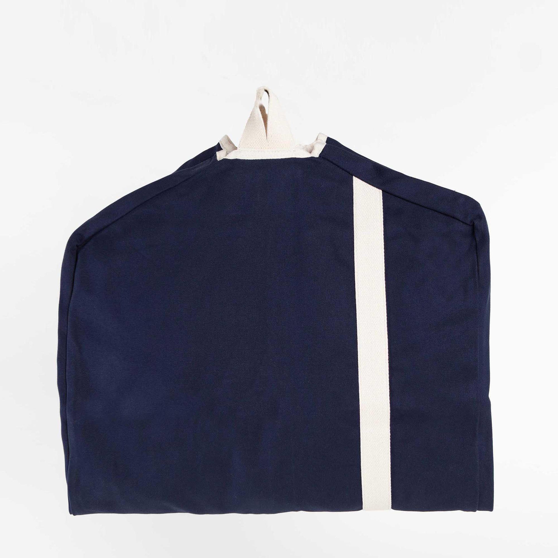 Navy Blue and White Heavy Duty Garment Bag