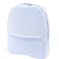 Personalized Kid's Baby Blue Seersucker Backpack - Free Shipping | C2 Embroidery Studio